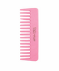 Pente Rosa com Dentes Largos 14cm x 4,5cm