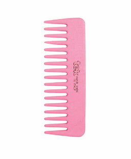 Pente Rosa com Dentes Largos 14cm x 4,5cm