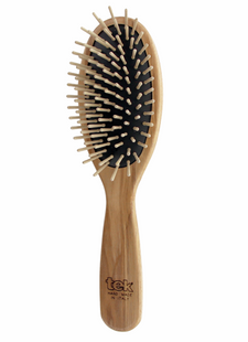 Escova Oval com Pinos Curtos 22cm x 6cm
